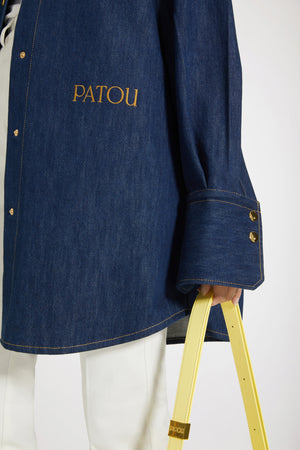 Surchemise en denim bio