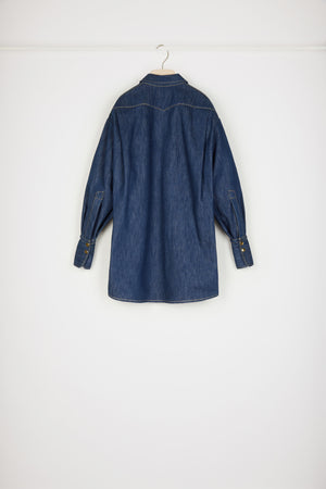 Surchemise en denim bio