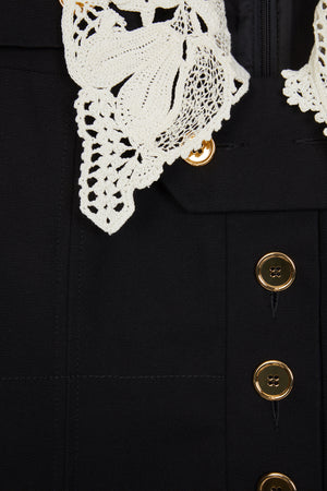 Cotton safari dress
