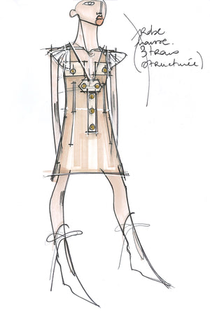 Cotton safari dress