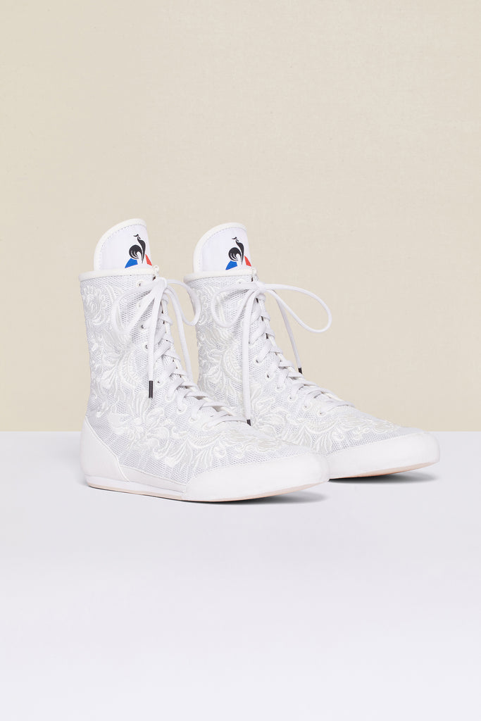 Patou x Le Coq Sportif boxing shoes colour white Patou Patou