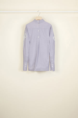 Guipure cut-out cotton top