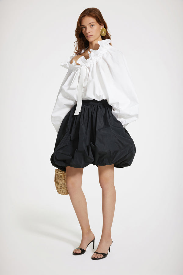 Patou - Recycled faille bubble skirt