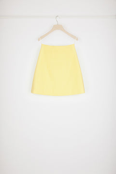 A-line mini skirt in cotton-blend tweed
