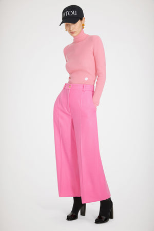 Pantalone iconico in lana e cachemire eco-sostenibili