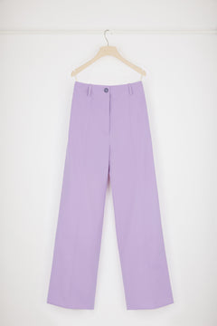 Iconic long trousers in virgin wool