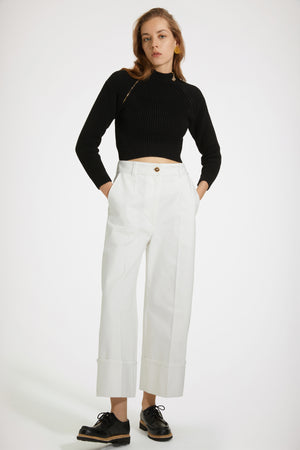 Iconic trousers in organic cotton denim