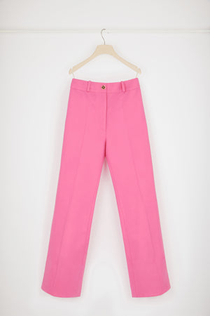 Pantalone svasato in lana e cachemire eco-sostenibili