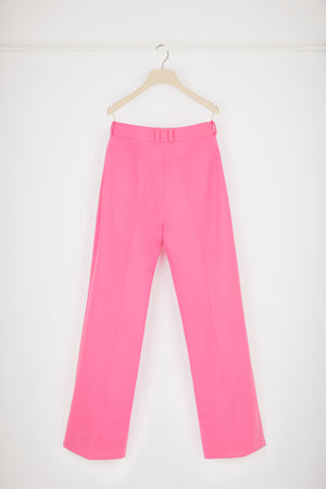 Pantalone svasato in lana e cachemire eco-sostenibili