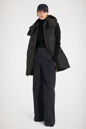 Pantalon évasé en coton bio