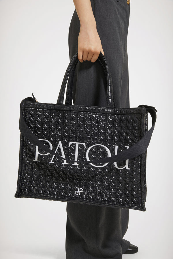 Patou - Large Patou tote in eco-friendly quilted nylon