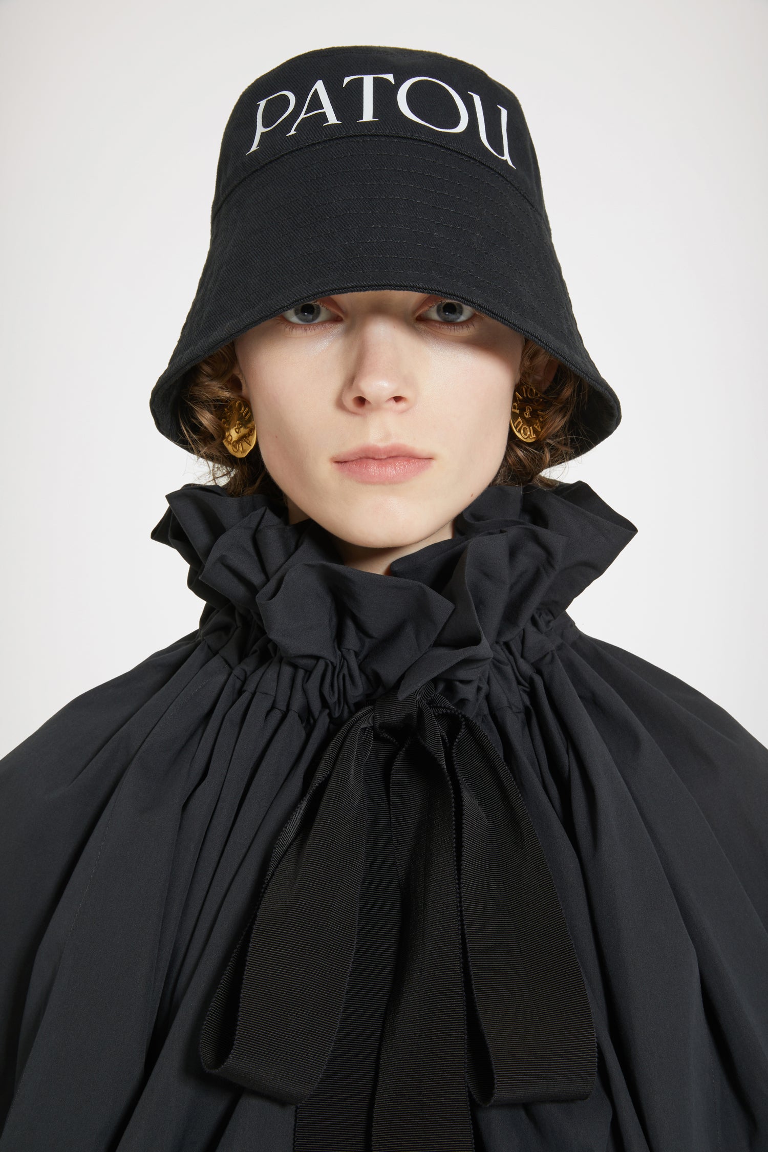 Patou bucket hat in cotton - Black - S