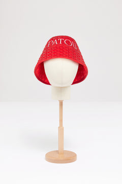 Cappello da pescatore Patou in nylon trapuntato sostenibile