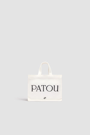 Small Patou tote in cotton canvas