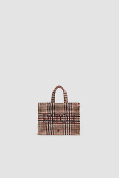 Kleiner Patou Shopper mit Logo aus bedrucktem Baumwollcanvas