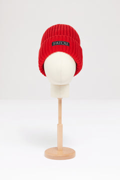 Patou beanie in wool and cashmere