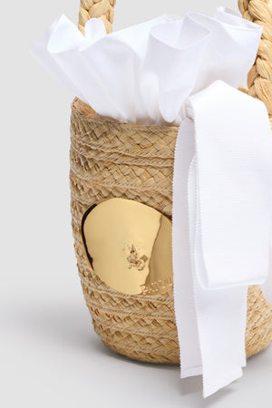 라피아 아이코닉 버킷 백