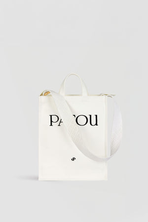Vertikaler Patou-Shopper aus Baumwollcanvas