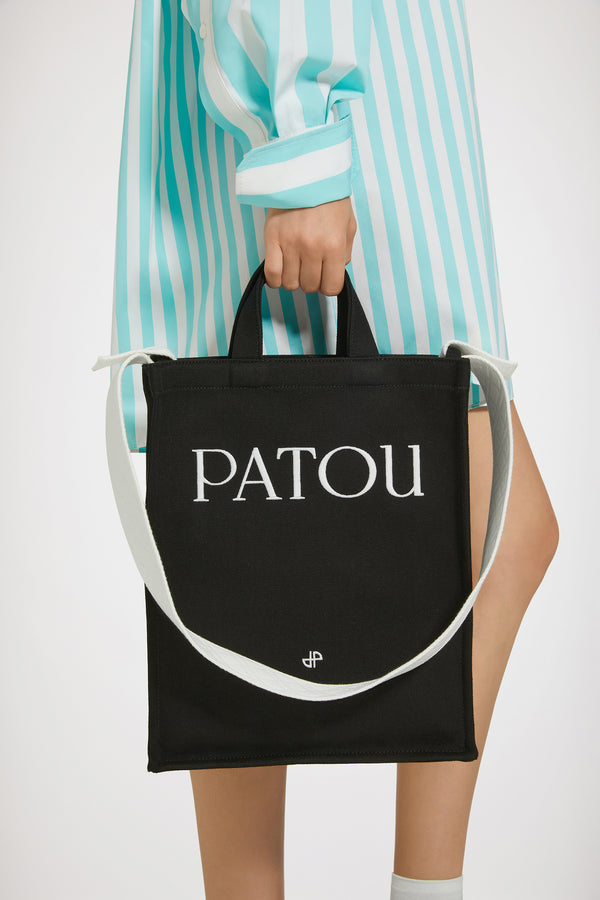Patou - Vertical Patou tote in cotton canvas