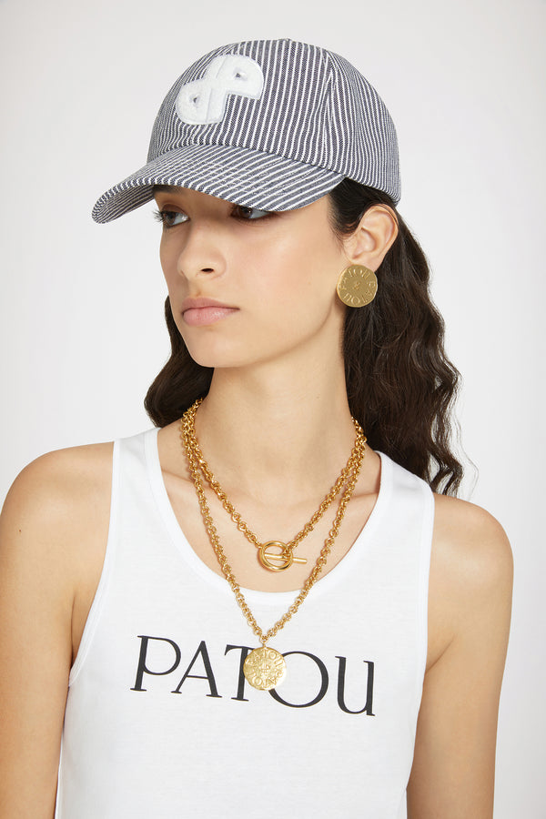 Patou - Cappellino JP in cotone stampato