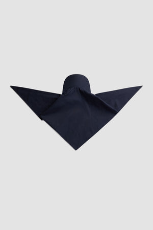 Cappellino foulard in popeline di cotone bio