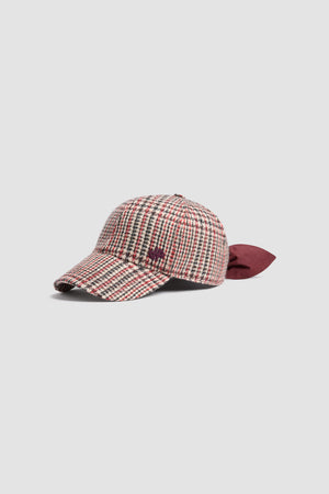Cappello couture in flanella di lana
