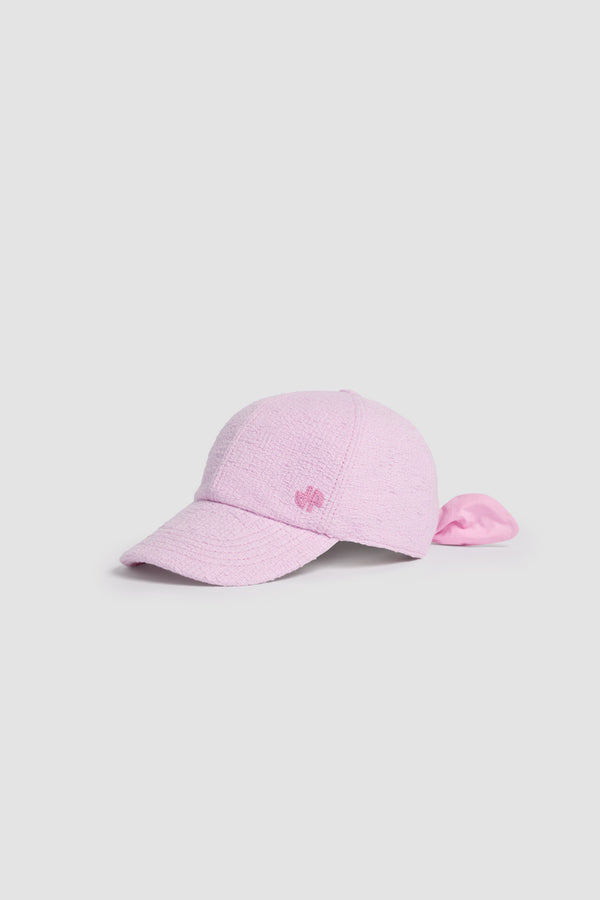 Patou - Blended Cotton Cap - Candy Pink - Pink cap. Blended cotton material. Knot at the back.