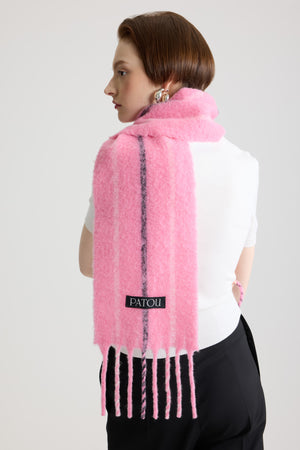 Scarf in alpaca wool blend