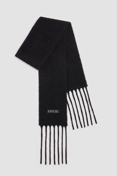 Patou | アルパカ ウールブレンド ロングフリンジ スカーフ Patou | アルパカ ウールブレンド ロングフリンジ スカーフ