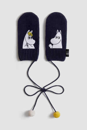 Patou x Moomin Snorkmaiden Wool Blend Mittens