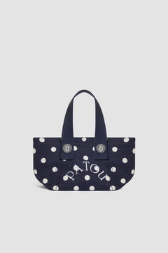 Borsa tote a trapezio PM in cotone biologico