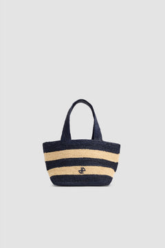 Borsa Shopping a Trapezio PM in Rafia