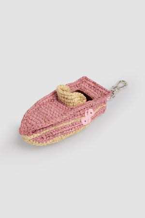 Raffia Boots-Anhänger
