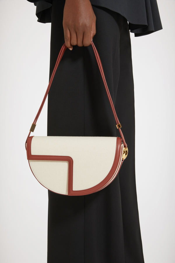 Patou - Le Patou bag in recycled cotton and leather