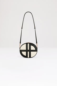 Le JP bag in leather and recycled cotton