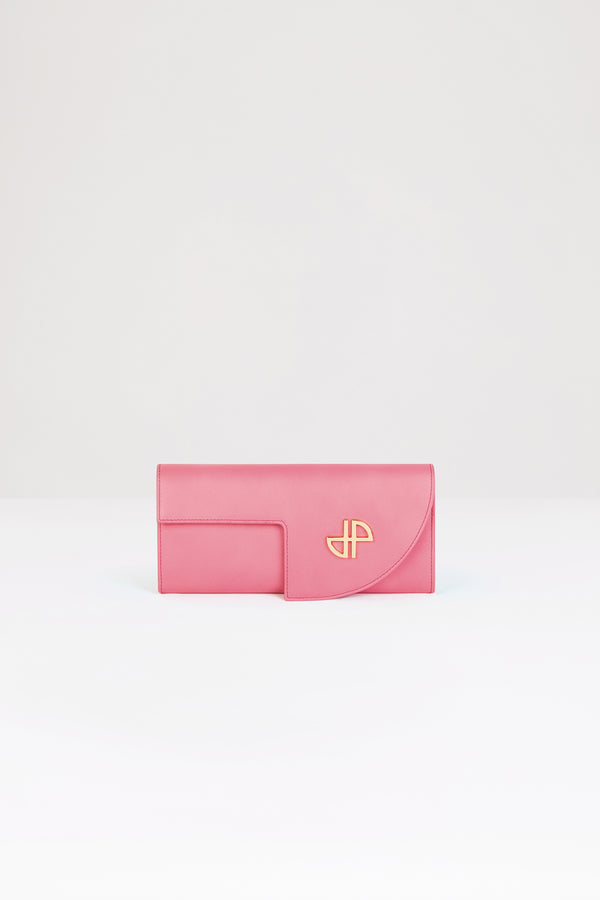 Patou - JP chain clutch in leather