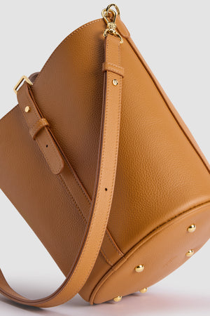 Sac seau JP en cuir