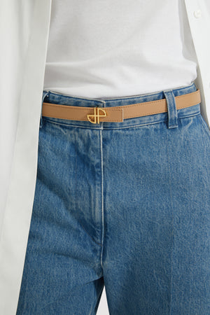 Ceinture JP fine en cuir