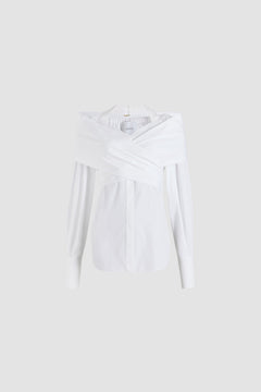 Wickelbluse aus Bio-Baumwolle