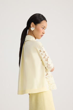 Camicia a maniche corte in misto cotone eco-responsabile