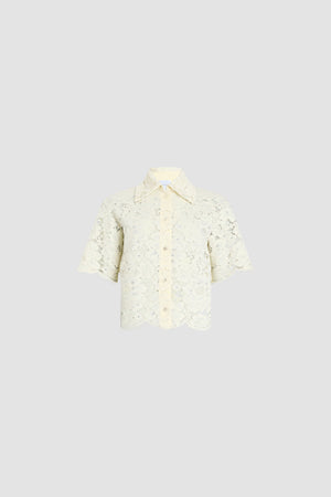 Camicia a maniche corte in misto cotone eco-responsabile