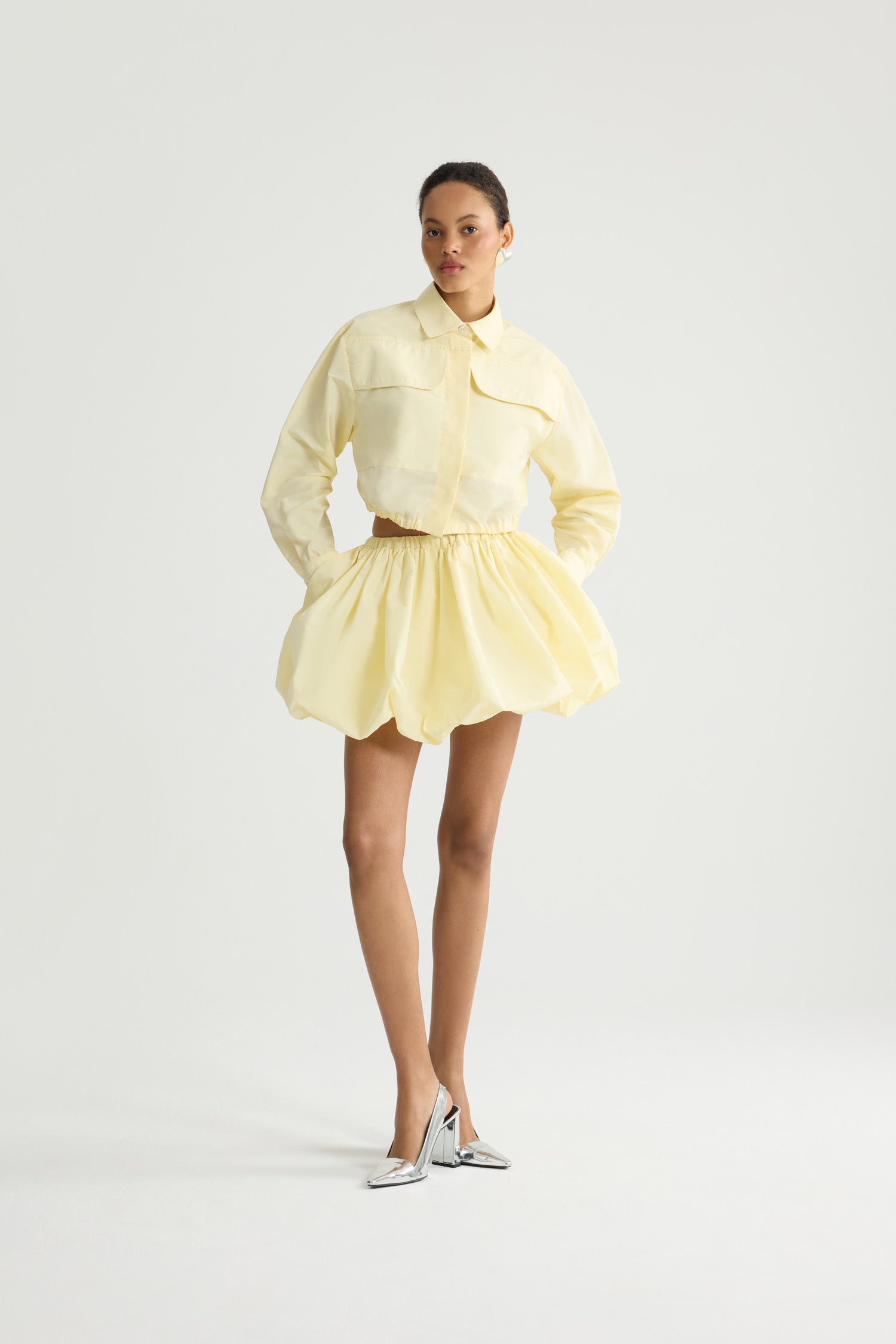 Patou | Recycled Faille Short Safari Shirt