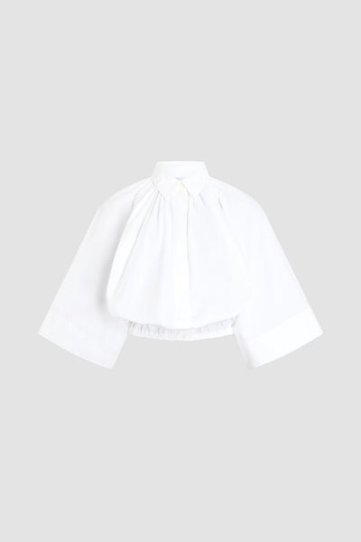 Patou | オーガニックコットン 半袖 ボリュームブラウス