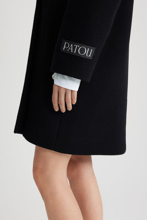 Cappotto doppiopetto in misto lana e cachemire