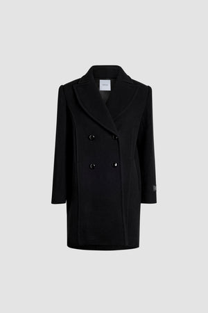 Cappotto doppiopetto in misto lana e cachemire