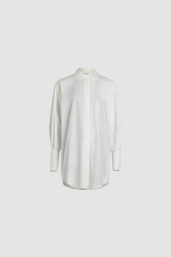 Patou - Mini shirt dress in organic cotton