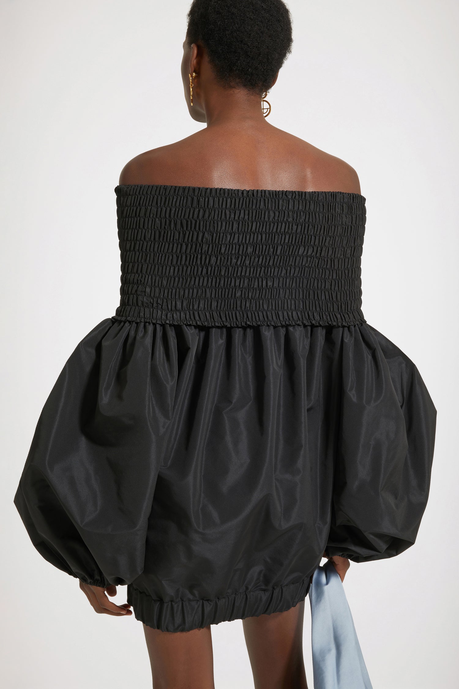 black smocked off the shoulder dress Zhyaj Womens Off Shoulder Maxi Dress Short Sleeve Loose Fit Flowy Plus Size Swing Trendy Boho Sundress Smocked, Black, S at Amazon Women's Clothing store