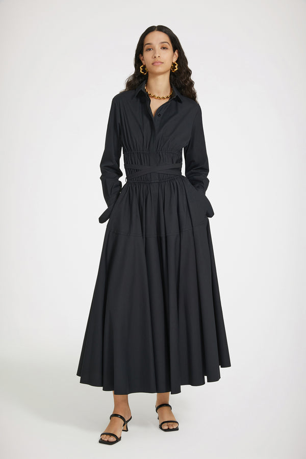 Patou - Maxi shirt dress in sustainable cotton