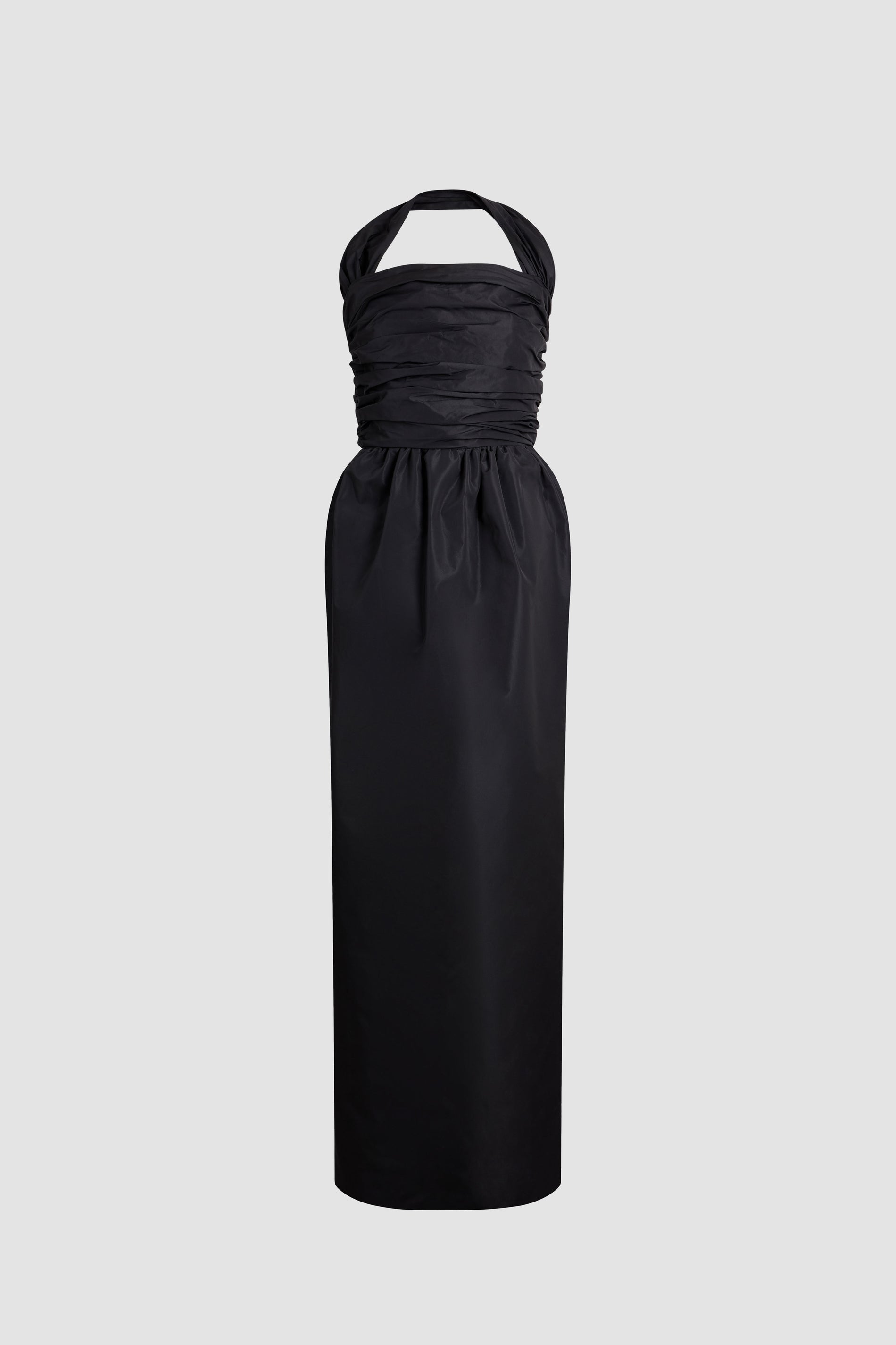 Patou - Abito lungo bustier in faille riciclata - Black - Abito lungo bustier nero. Fiocco oversize sul retro.