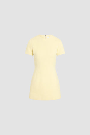 Kurzes Kleid mit kurzen Ärmeln aus Bio-Baumwolle